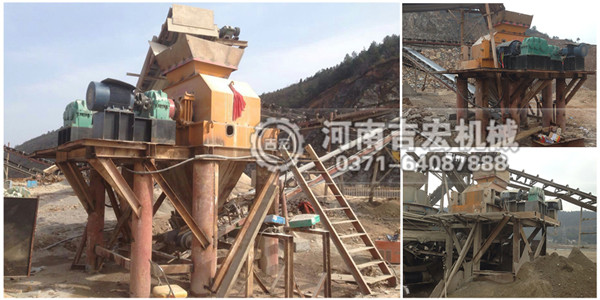 大型河卵石破沙機(jī)生產(chǎn)現(xiàn)場